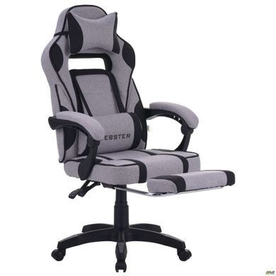 Комп'ютерне крісло VR Racer Textile Webster AMF сірий/чорний фотографія