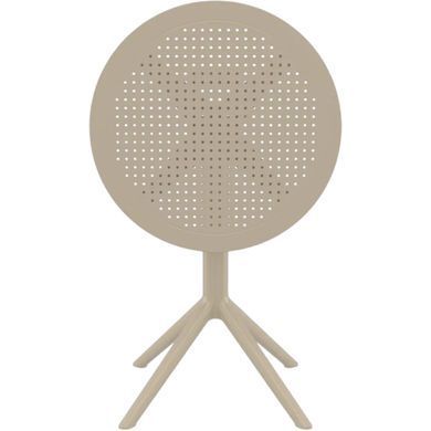Стіл круглий Siesta Onto Sky Folding Table 60 Taupe фотографія