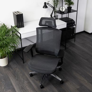 Стул офисный поворотный MEBEL ELITE DYLAN Черный фотография