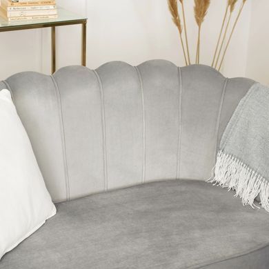 Софа MEBEL ELITE ZENDAYA 138 см Сірий фотографія