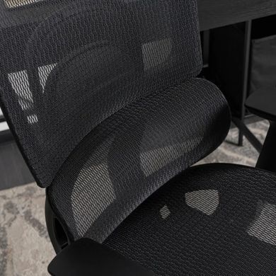Стул офисный поворотный MEBEL ELITE ROMEO Черный фотография