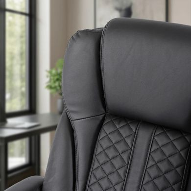 Стілець офісний поворотний MEBEL ELITE PHONIX Чорний фотографія