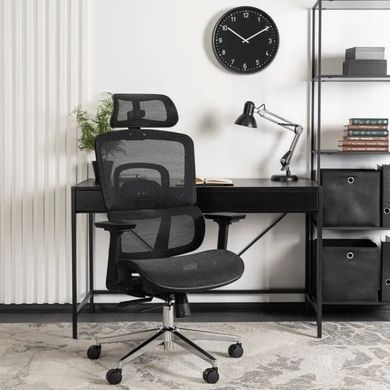 Стул офисный поворотный MEBEL ELITE ROMEO Черный фотография