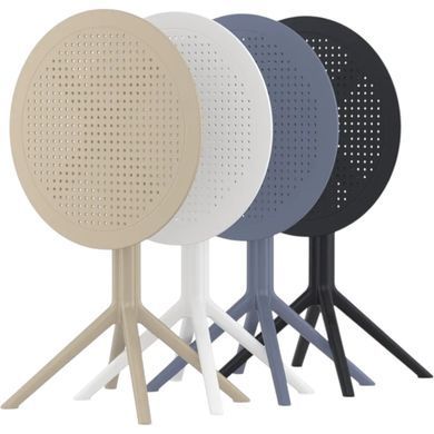 Стіл круглий Siesta Onto Sky Folding Table 60 Taupe фотографія