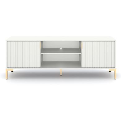 ТВ Тумба MEBEL ELITE TORELLO 140 Білий фотографія