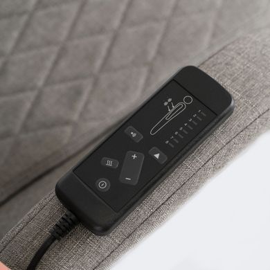 Стілець офісний поворотний з функцію масажу MEBEL ELITE GIORGIO Сірий фотографія