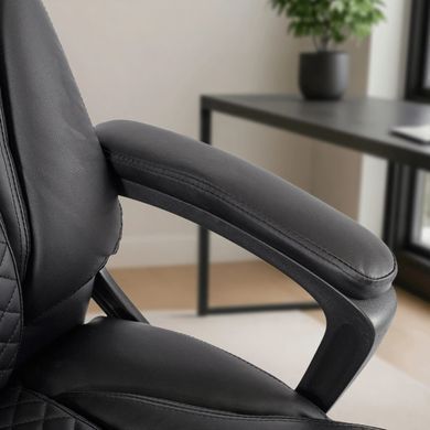 Стілець офісний поворотний MEBEL ELITE PHONIX Чорний фотографія
