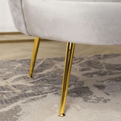 Софа MEBEL ELITE ZENDAYA 138 см Сірий фотографія