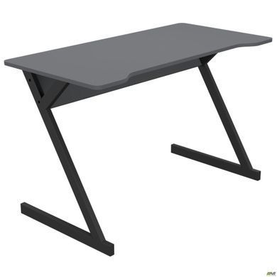 Стол Dexter DX1200 AMF 120x60 черный графит/серый шифер фотография