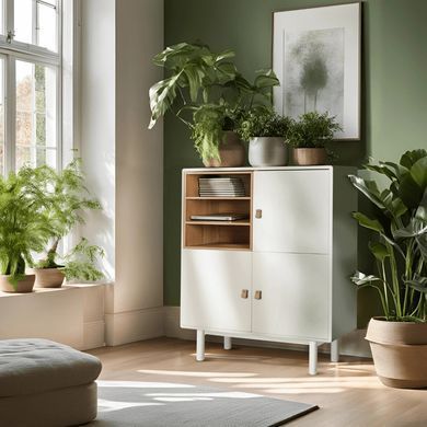 Комод MEBEL ELITE VEDDE Білий фотографія