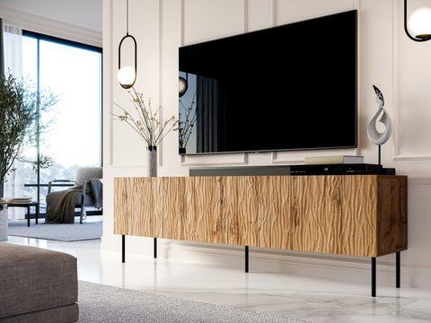 ТВ Тумба JUNGLE RTV Cama 190 Дуб Вотан фотографія