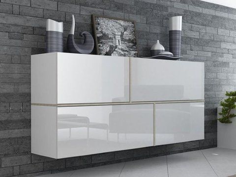 Комод GOYA Cama 170/40 Білий / Дуб Сонома фотографія