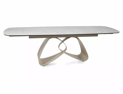 Стол Раскладной VALENTINO CERAMIC Signal 180(260)X98 Бежевый глянец/кашемир фотография