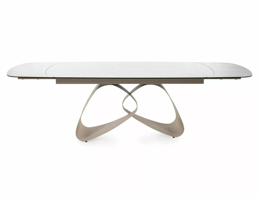 Стіл Розкладний VALENTINO CERAMIC Signal 180(260)X98 Бежевий глянець/кашемір фотографія