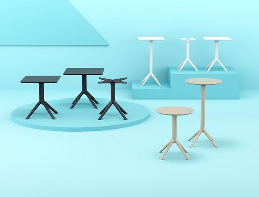 Стіл круглий Siesta Onto Sky Folding Table 60 Taupe фотографія