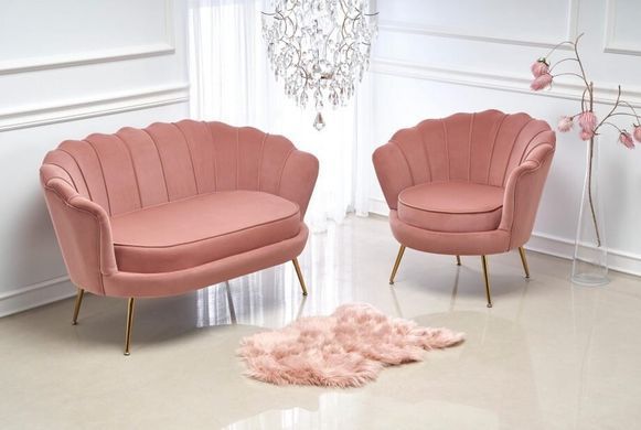 Софа AMORINITO XL Velvet Halmar Світло Рожевий фотографія