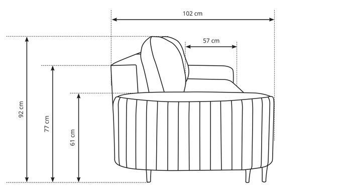 Диван раскладной VENA Perfect Home Польша Синий фотография