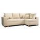 Кутовий диван оксамитовий MEBEL ELITE MARKUS Velvet 238 см Бежевий (правий)