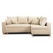 Кутовий диван оксамитовий MEBEL ELITE MARKUS Velvet 238 см Бежевий (правий)