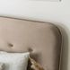Ліжко оксамитове MEBEL ELITE DENNIS Velvet 90x200 Беж