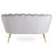 Софа MEBEL ELITE ZENDAYA 138 см Сірий
