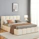 Кровать двуспальная MEBEL ELITE MURACJA 140x200 см Кремовая