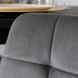 Барный стул бархатный MEBEL ELITE ARIEL Velvet Серый / Золотой