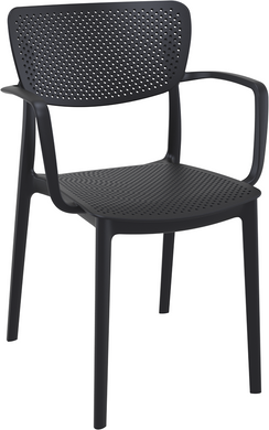 Комплект меблів для кафе Siesta Onto 2 стільці Loft та 1 стіл Sky Black