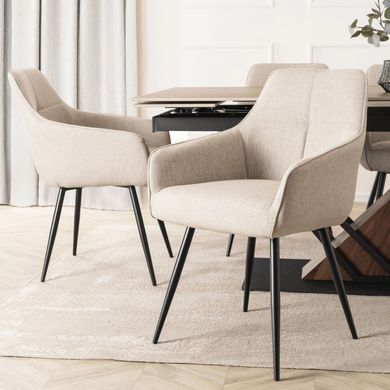 Стілець MEBEL ELITE PALMA Беж фотографія