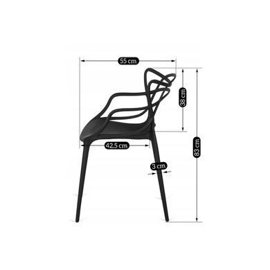 Стул MEBEL CELTIC Черный фотография