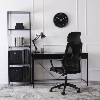 Стілець офісний поворотний MEBEL ELITE ROB, чорний фотографія