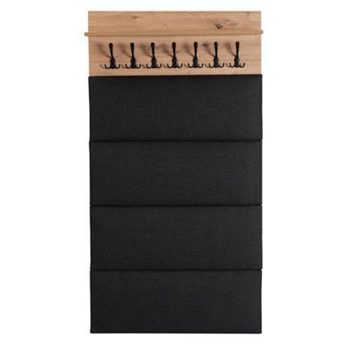 Вешалка MEBEL ELITE PRATO 80 Дуб Артизан/графит фотография
