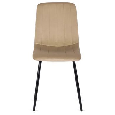 Стілець оксамитовий MEBEL ELITE IBIS Velvet, Бежевий фотографія