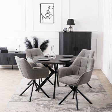 Стул поворотный MEBEL ELITE PEONY Серый фотография