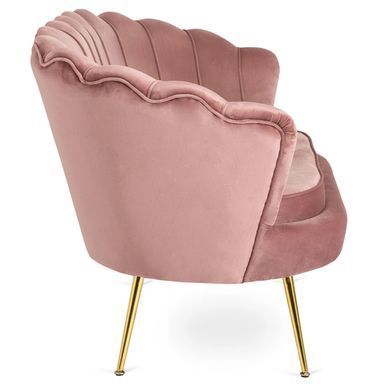 Софа MEBEL ELITE ZENDAYA 138 см Рожевий фотографія