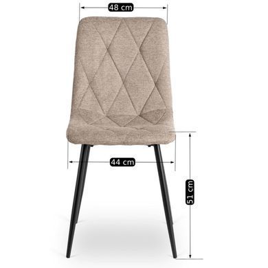 Стул MEBEL ELITE ROBIN 2 Бежевый фотография