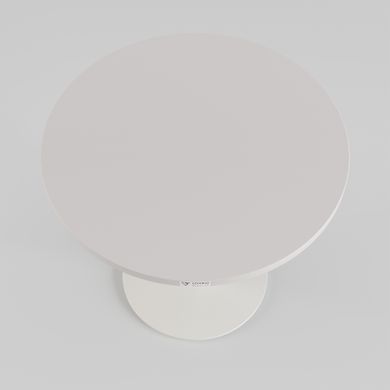 Стол Soul light mini h-45 Lovko белый металл/белый ДСП (текстура) фотография