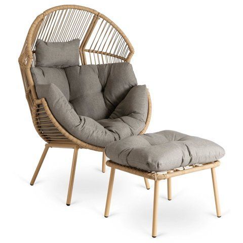 Крісло MEBEL ELITE PORTLAND Сірий фотографія