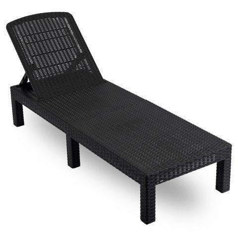 Шезлонг ARIZONA MEBEL ELITE Чорний