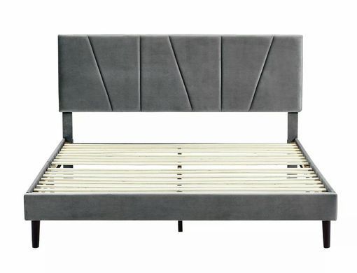 Кровать SAVANA Velvet Signal 120x200 Серый фотография