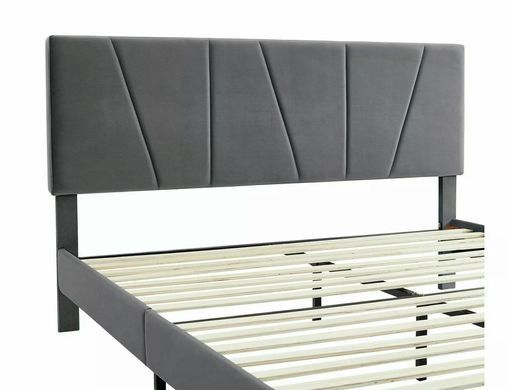 Кровать SAVANA Velvet Signal 120x200 Серый фотография