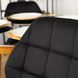 Комплект стола MEBEL ELITE TINGA 100х100 см Черный/золото +4 стулья LUCKY Velvet Черный/золото
