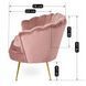Софа MEBEL ELITE ZENDAYA 138 см Рожевий