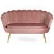 Софа MEBEL ELITE ZENDAYA 138 см Рожевий