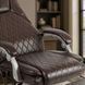 Стілець офісний поворотний з функцію масажу MEBEL ELITE GIORGIO Коричневий