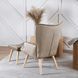 Крісло м'яке оксамитове з підставкою для ніг MEBEL ELITE LOZANO Velvet Бежевий