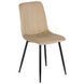 Стул бархатный MEBEL ELITE IBIS Velvet, Бежевый фотография