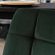 Барний стілець оксамитовий MEBEL ELITE ARIEL Velvet Зелений / Золотий