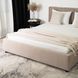 Ліжко двоспальне оксамитове MEBEL ELITE INEZ 140x200 Беж