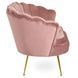 Софа MEBEL ELITE ZENDAYA 138 см Рожевий